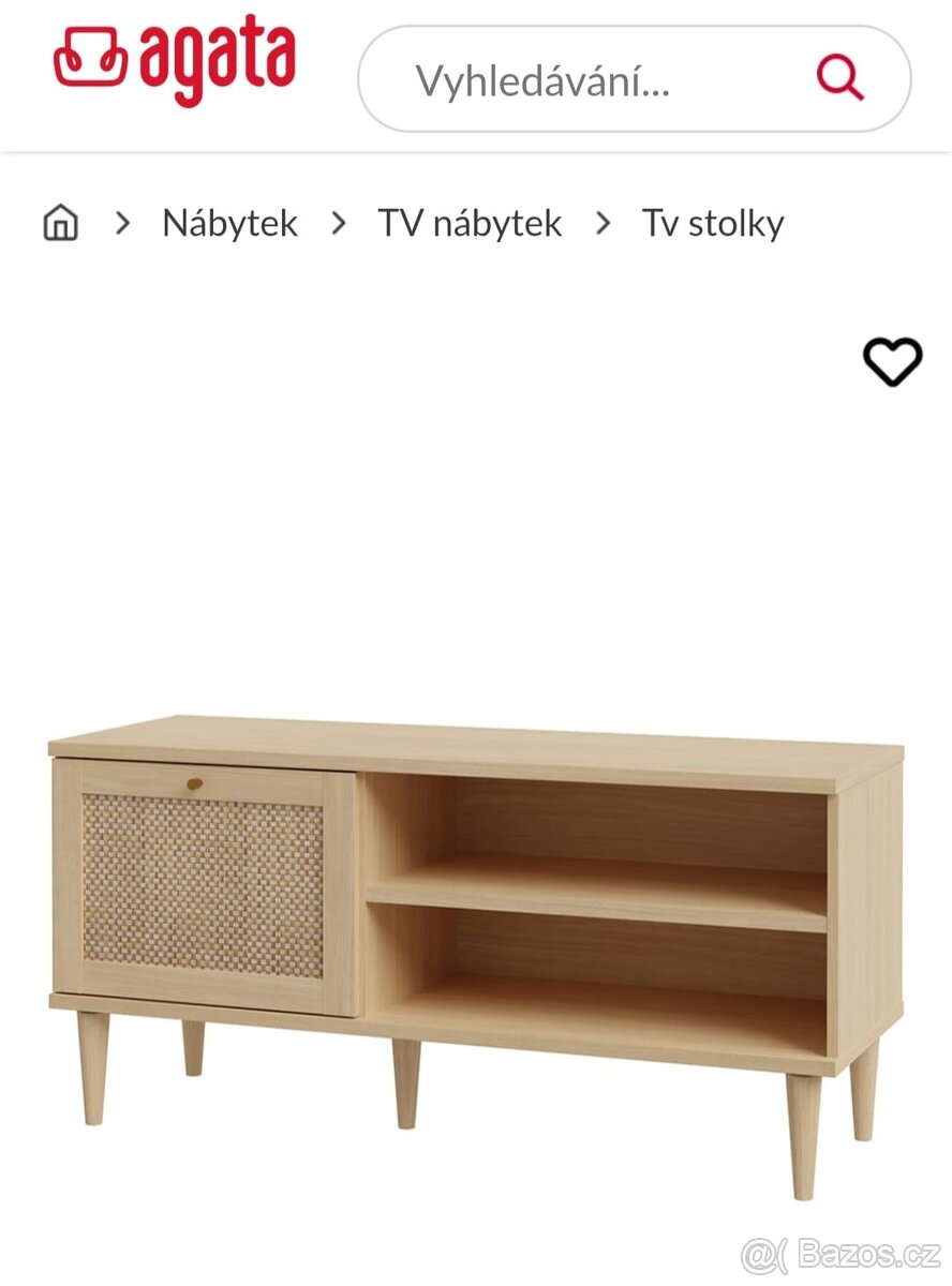 Boho TV skříňka CALASETTA 120 cm
