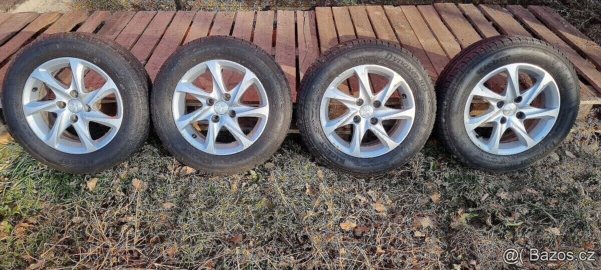 Alu kola Originál Peugeot Azote 4x108 6x15 ET23 185/65r15