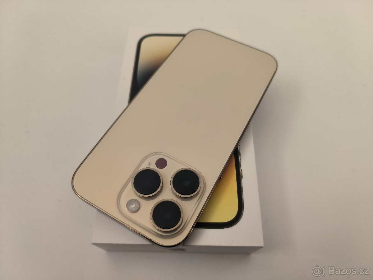apple iphone 14 PRO 128gb Gold / Batéria 100%