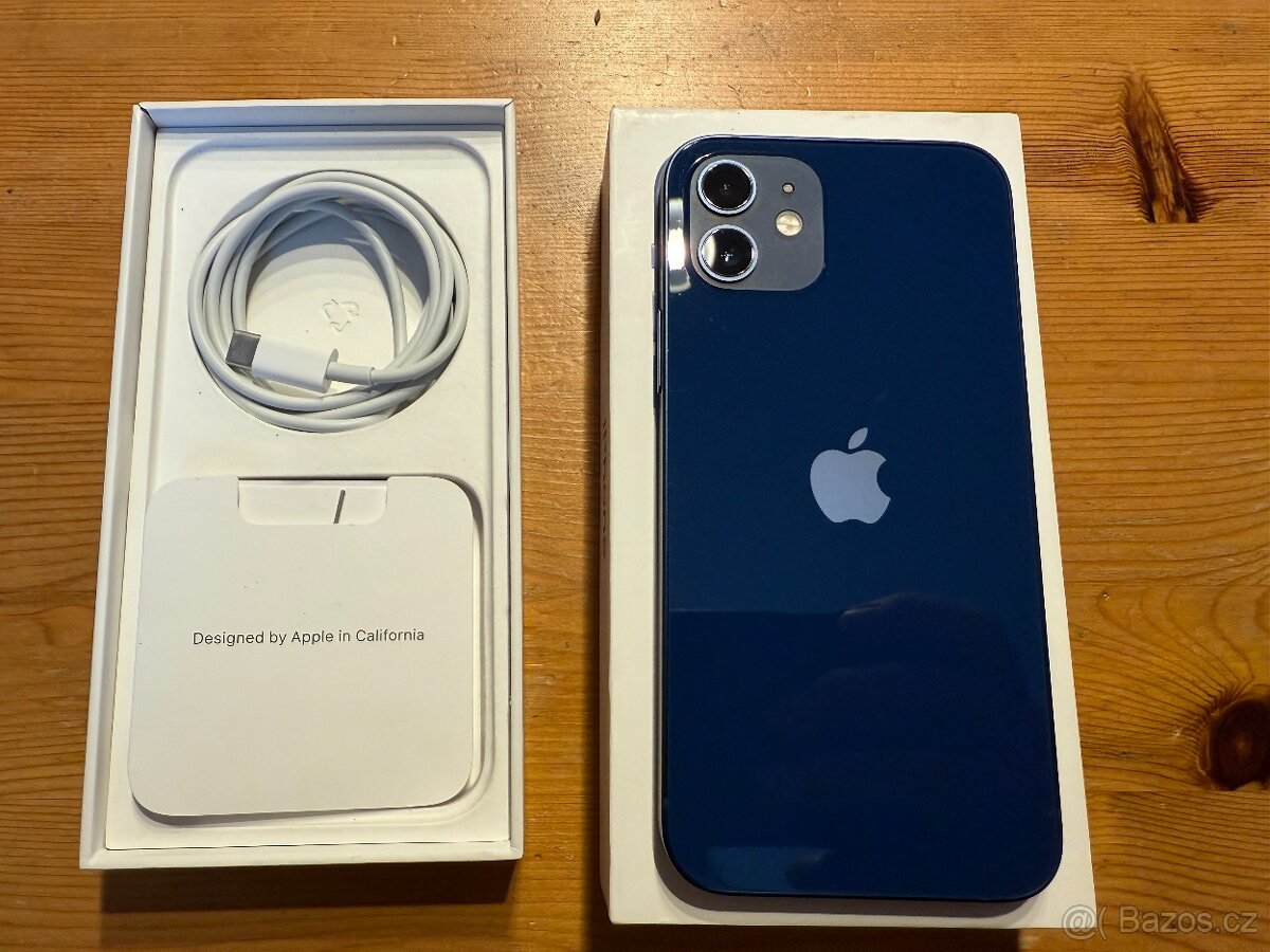 Apple iPhone 12 64GB - Blue - modrý (MGJ83CN/A) 99%