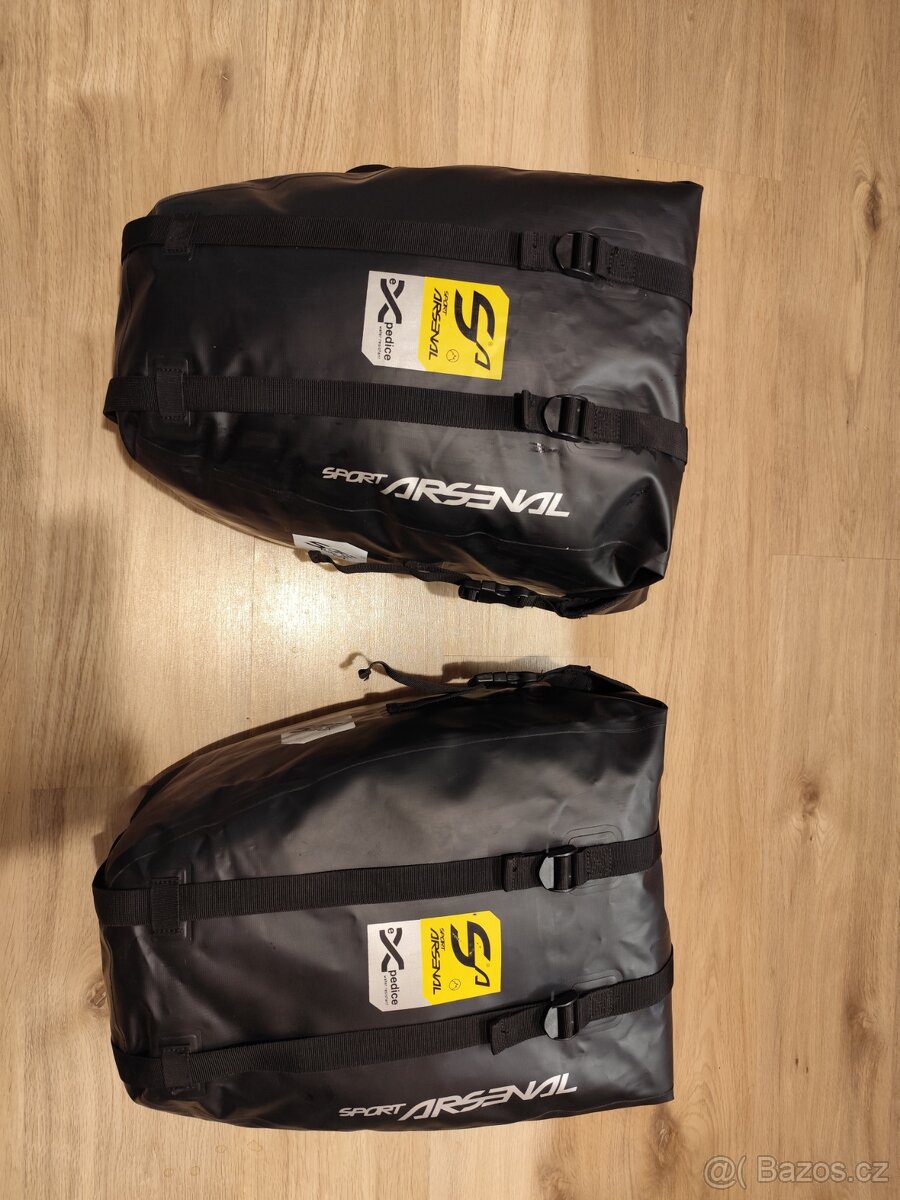 2 x Brašna velkoobjemová vodotěsná černá