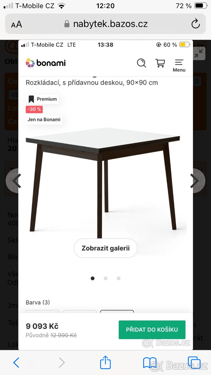 Rozkládací jidelni stůl