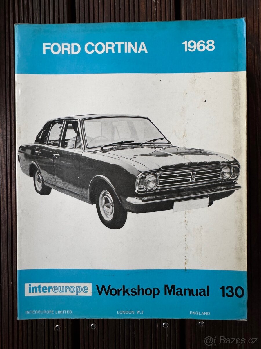 FORD CORTINA mk2 originalni montazni manualy