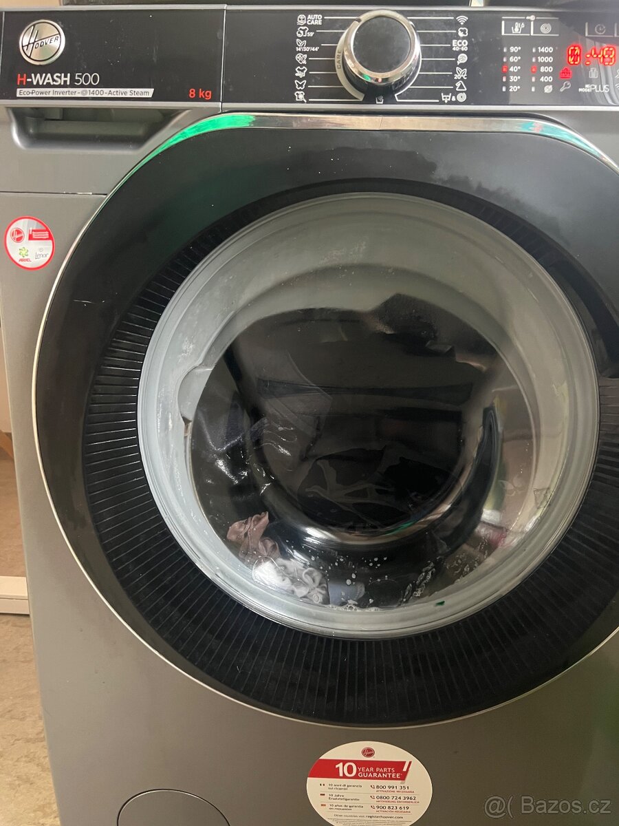 Výkonná pračka Hoover 8 kg