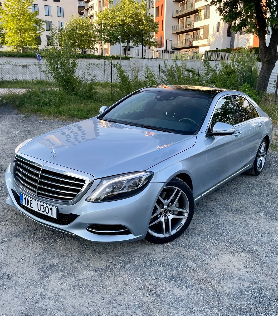 Mercedes S 350d, původ ČR, 162 tkm, servis MB, DPH