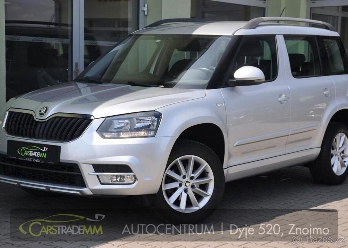 Škoda Yeti 1.2TSi 81kW 2xKOLA AUT A/C ČR