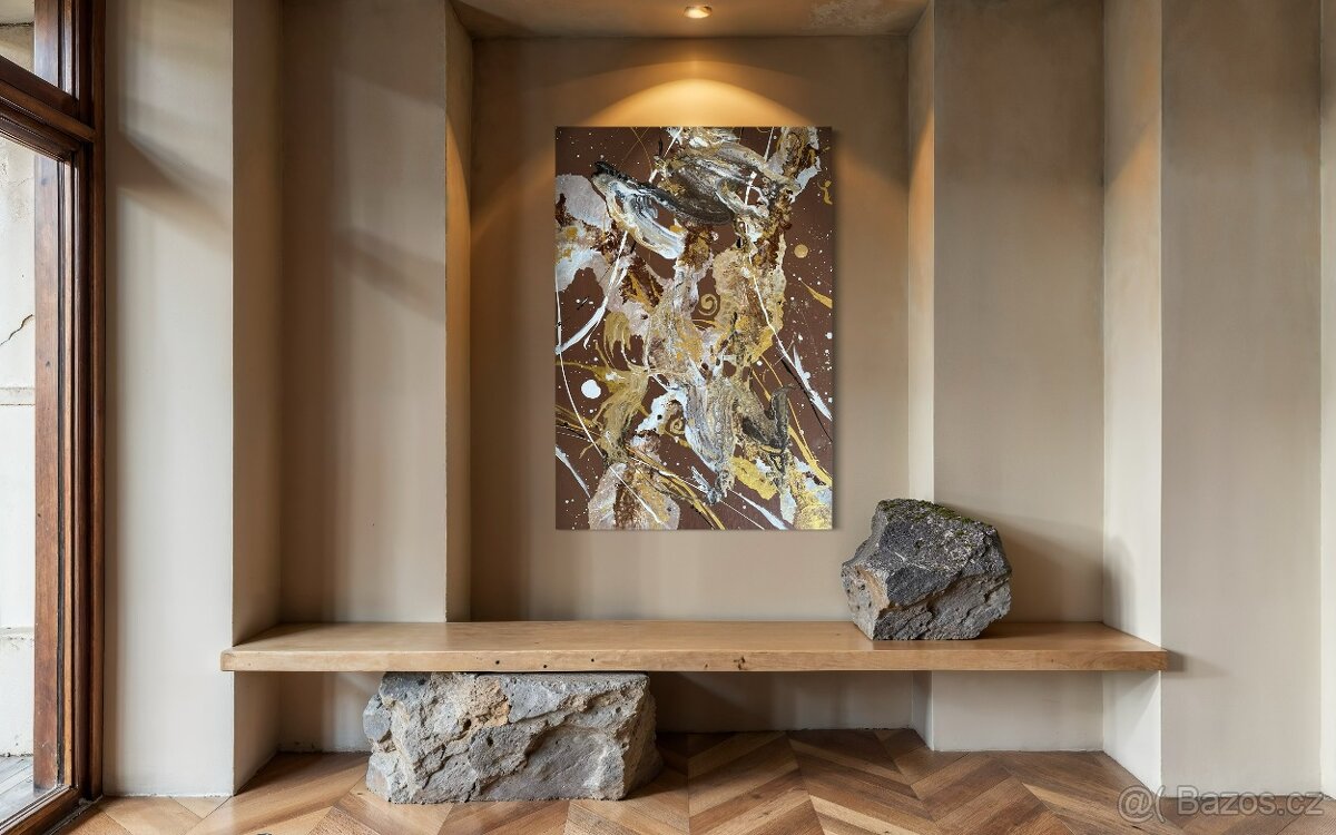 HONEY GOLD obraz - 100 cm x 70 cm