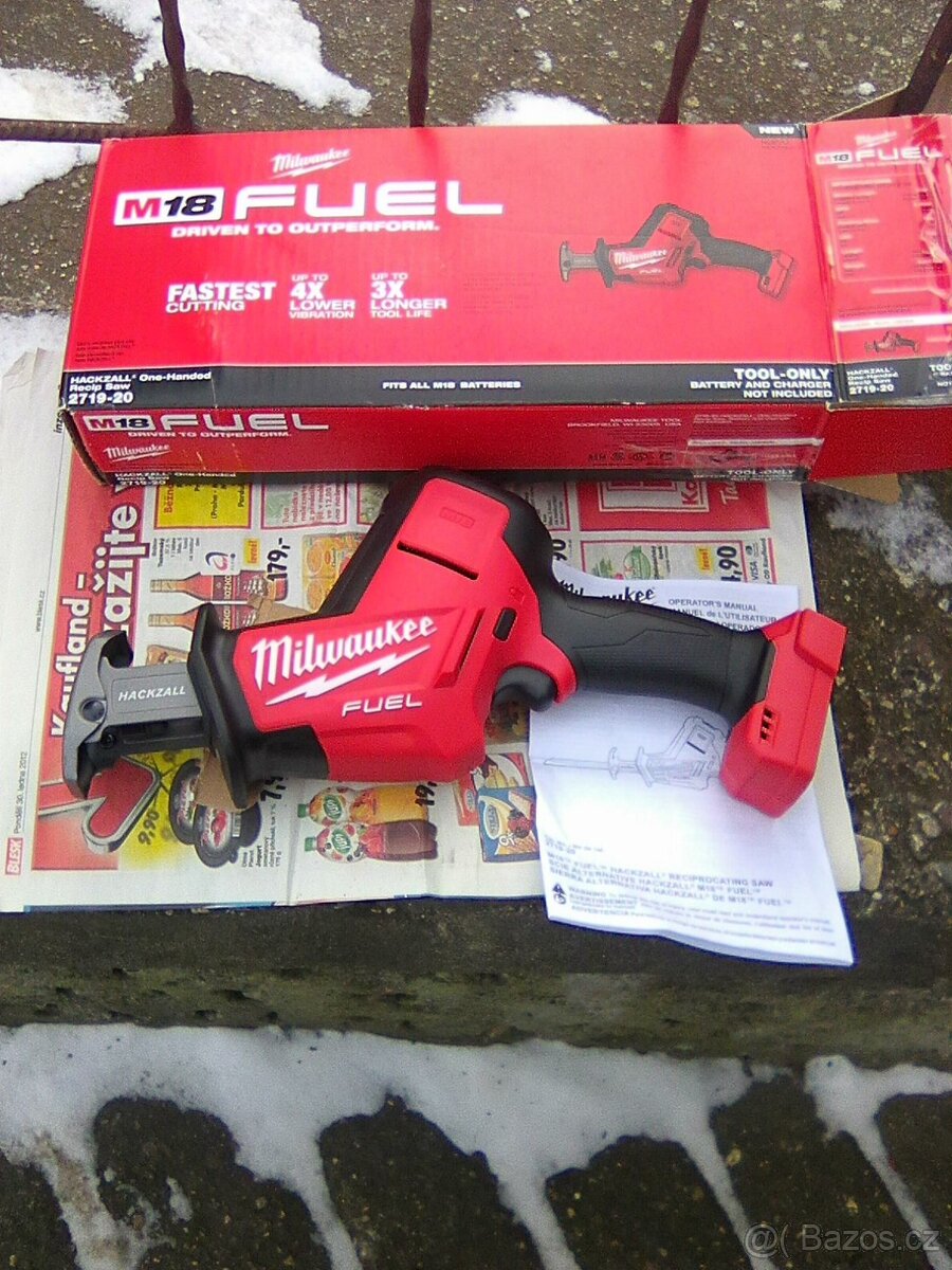 Milwaukee M18 FHZ-0, aku HACKZALL pilka