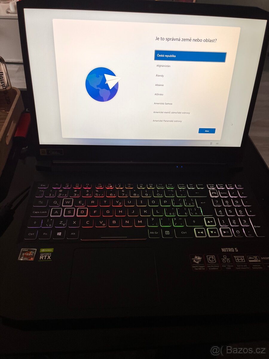 Herní notebook Acer Nitro 5 Shale Black