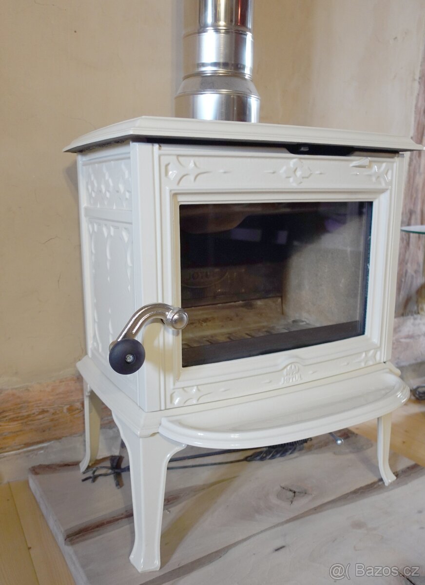 Jotul F100 ECO LL SE IVE smalt slonová kost