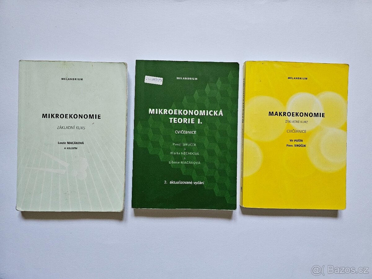 Prodám učebnice FPH VŠE Praha