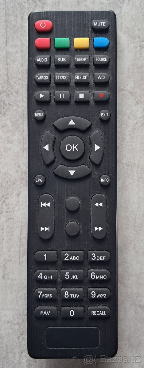Dálkový ovladač pro set-top box TESLA TE-400