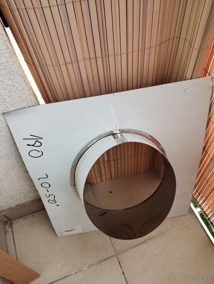 Prechod strechou nerez pr.180 mm,20-50°st.,nový