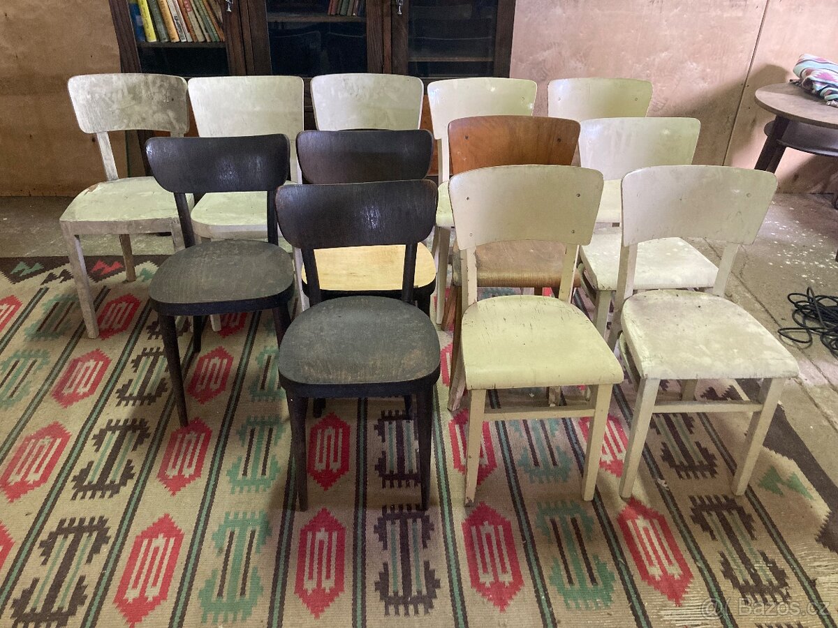 Staré retro židle