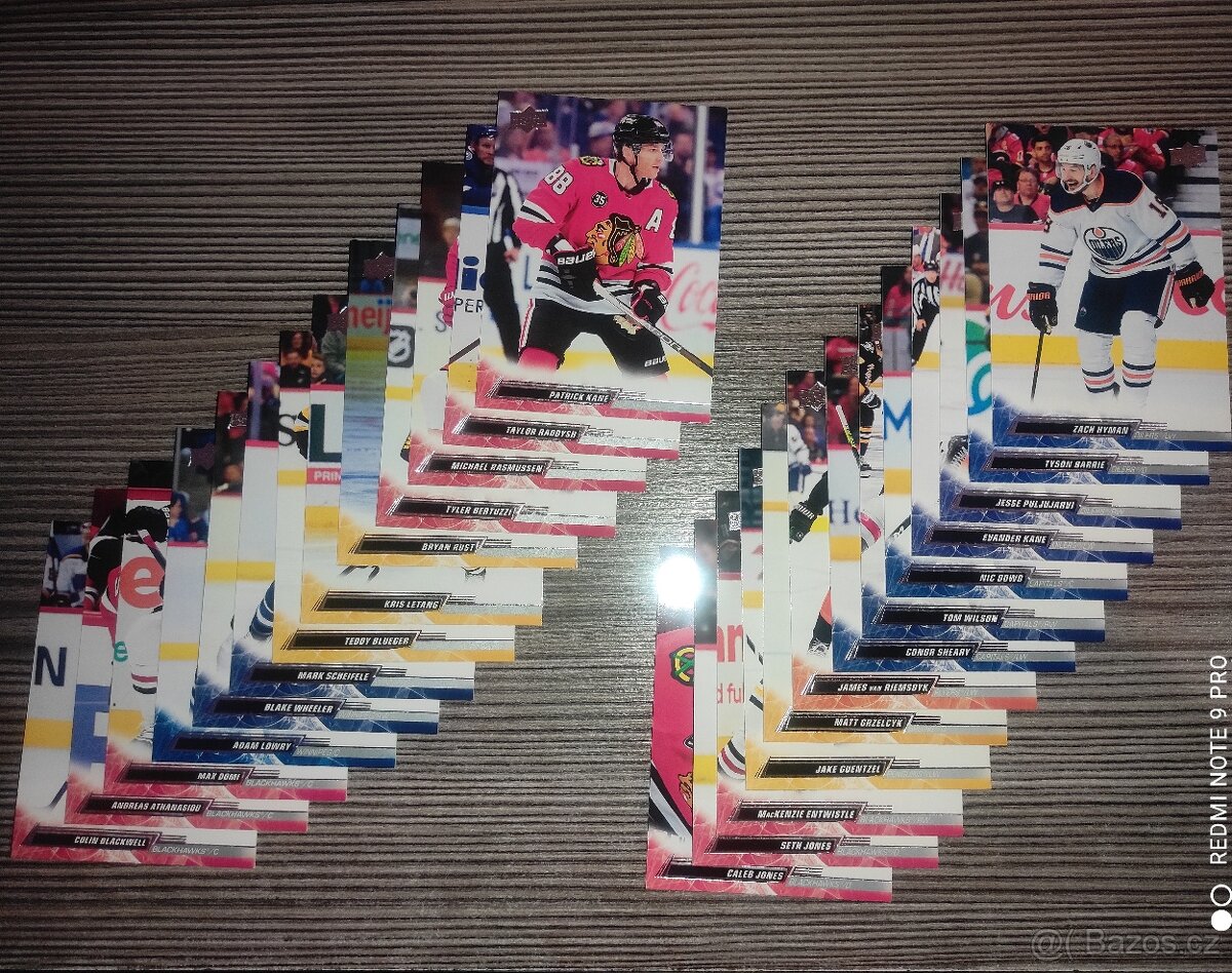 Hokejové karty Upper Deck