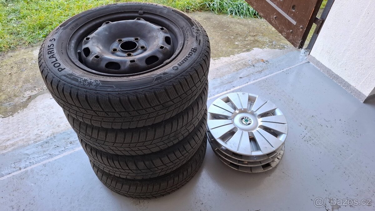 zimní sada 165/70 R14 rozteč 5x100