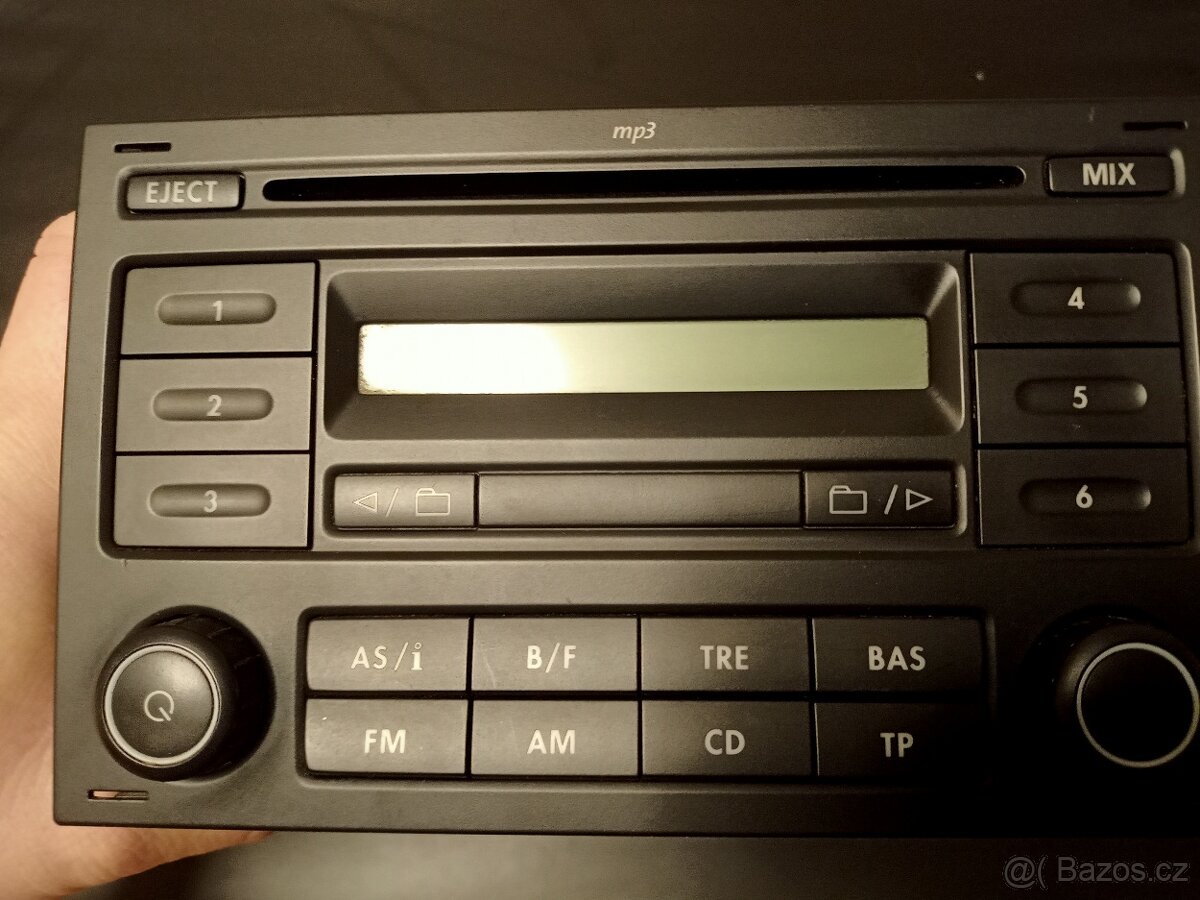 Autorádio RCD 200 vw mp3 na ND