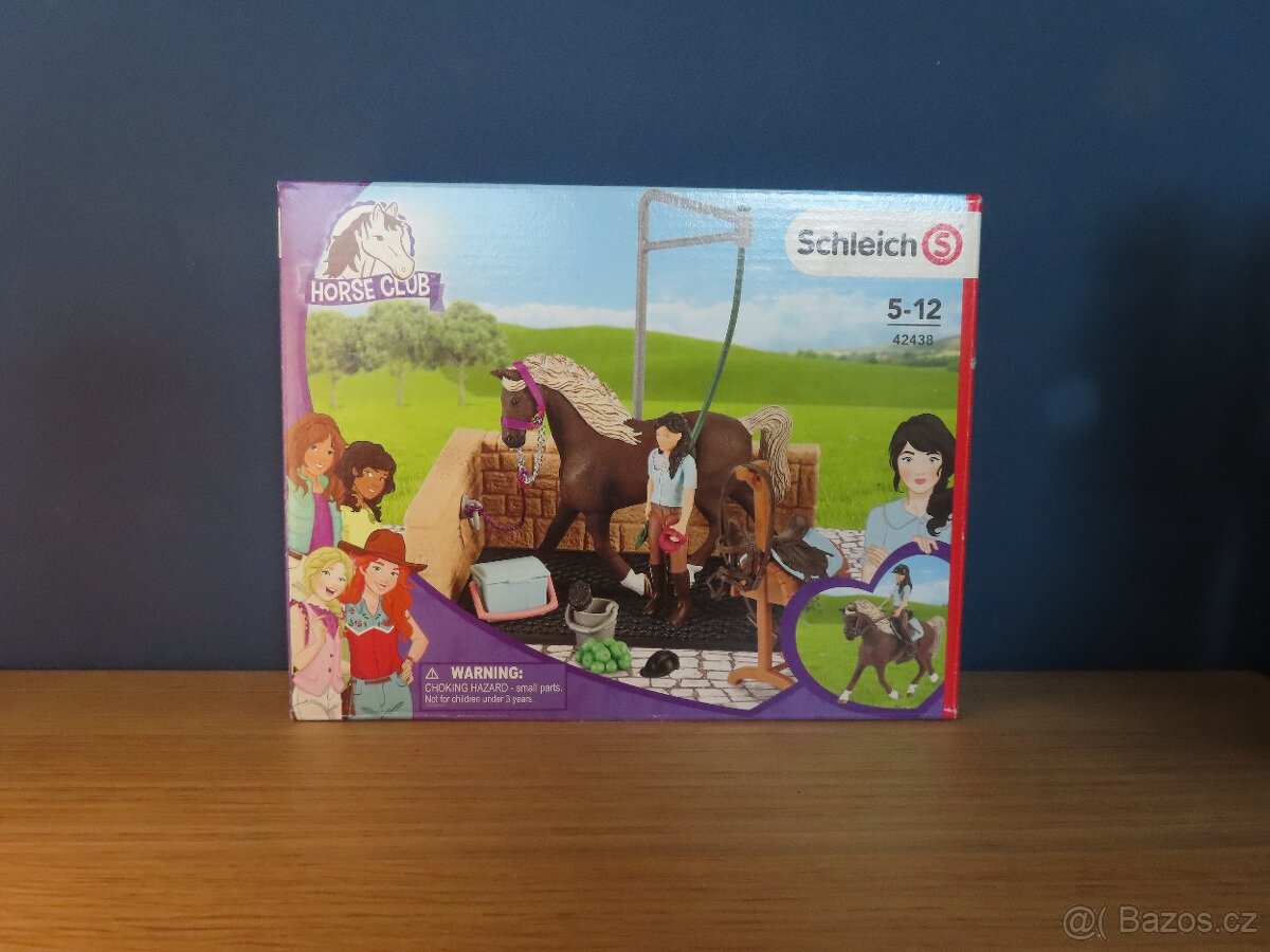 Schleich Horse Club 42438 Mycí kout Emily + Luna