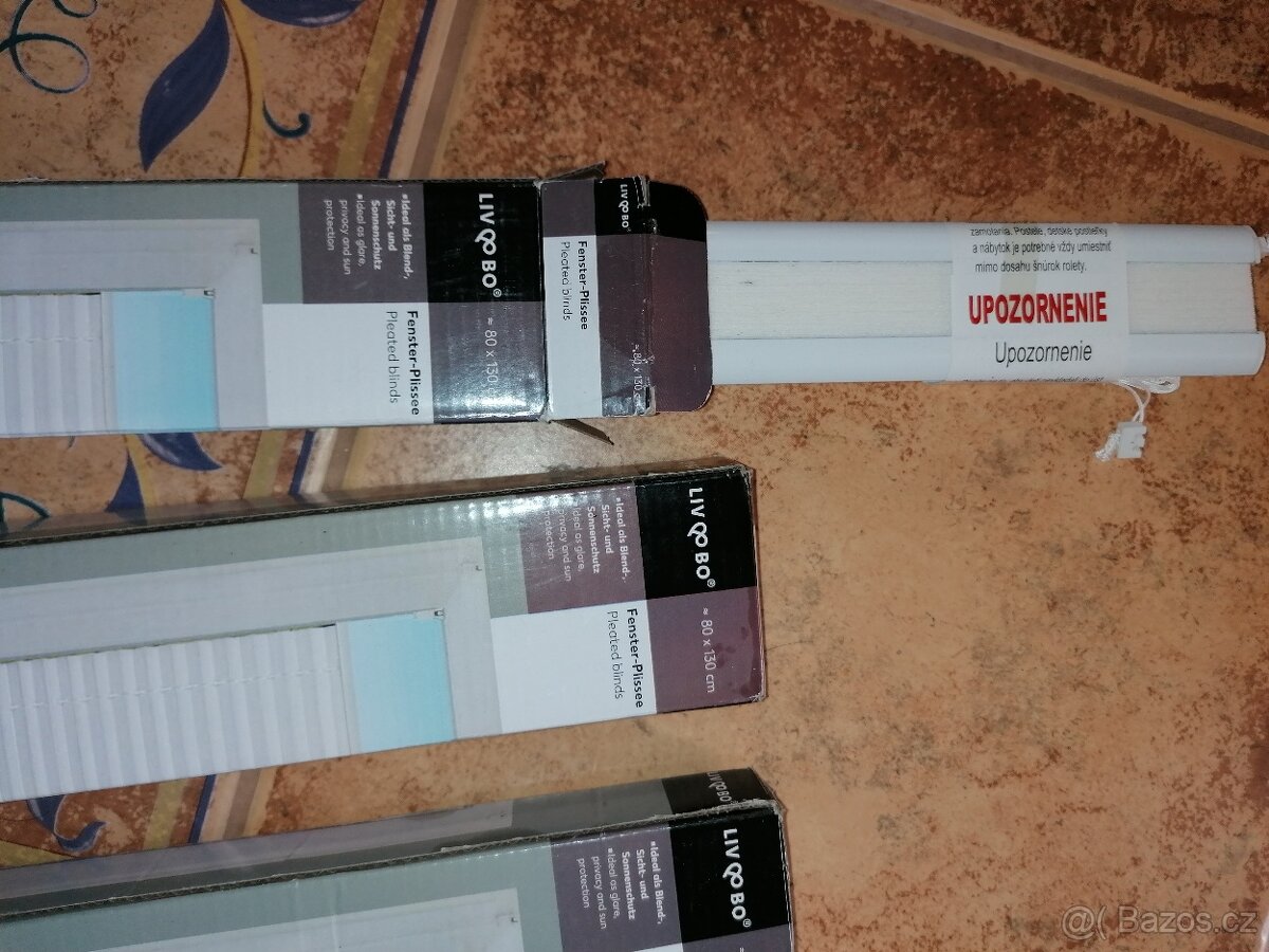 Plisé rolety na okno