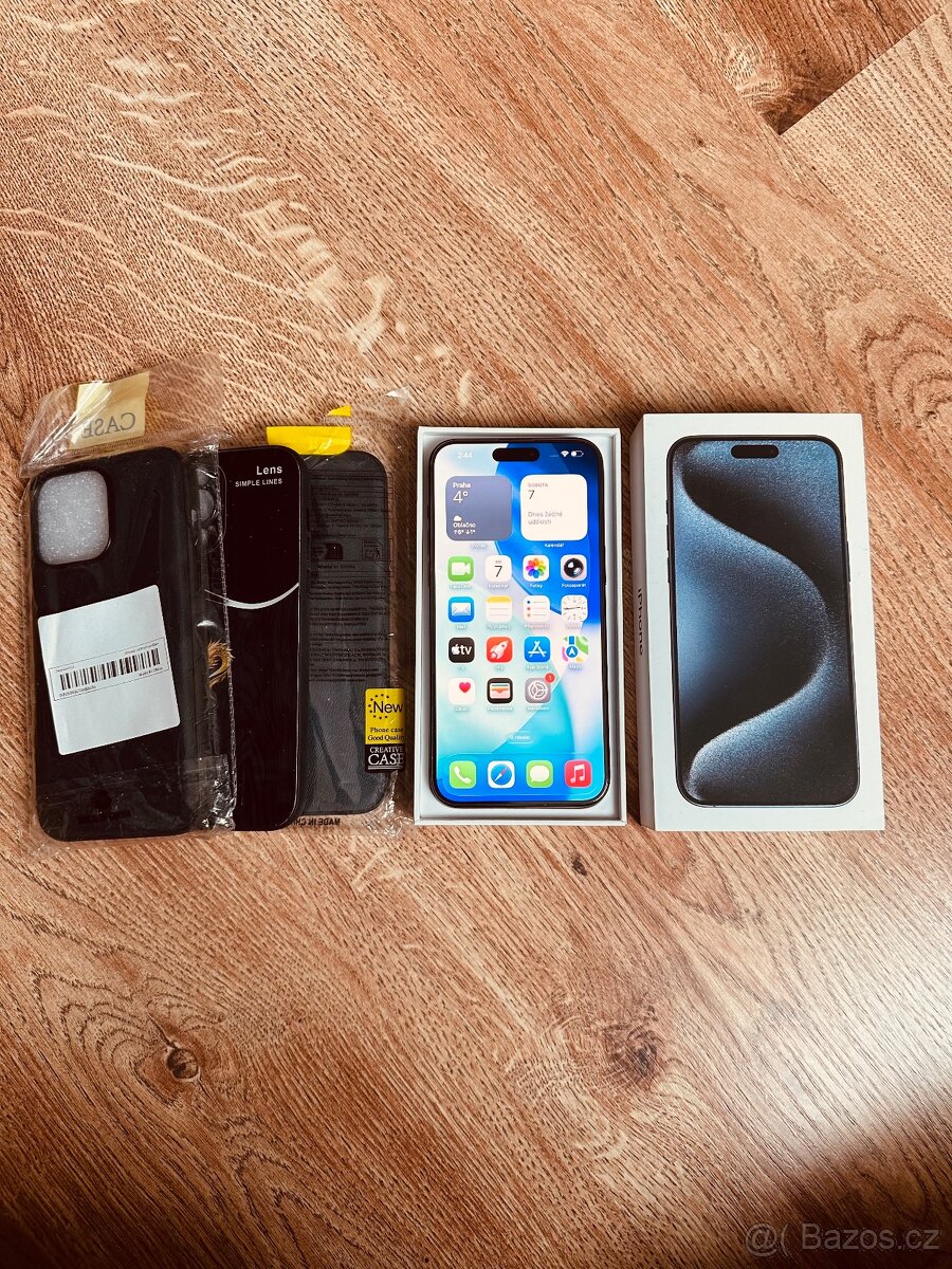 Apple iPhone 15 Pro Max 256 GB – Blue Titanium (modrý titan)