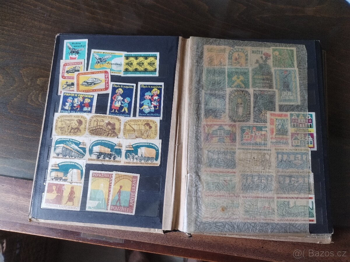 sbirka nalepek-1955-1970