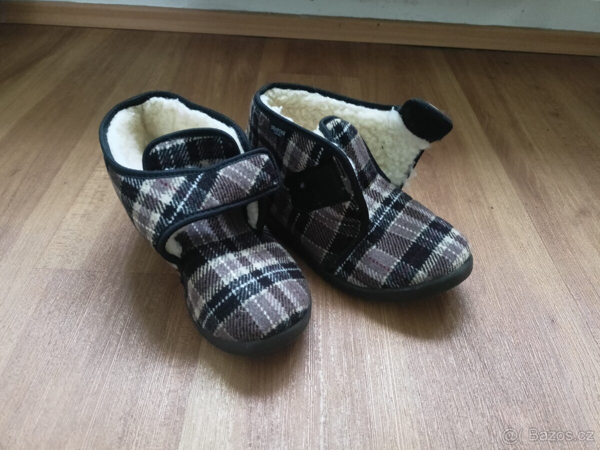 Zateplené papuče