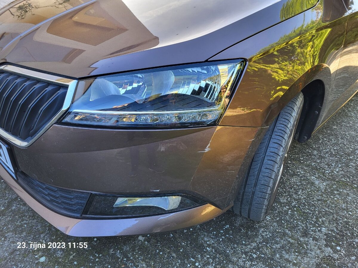 Levý světlomet škoda Fabia III