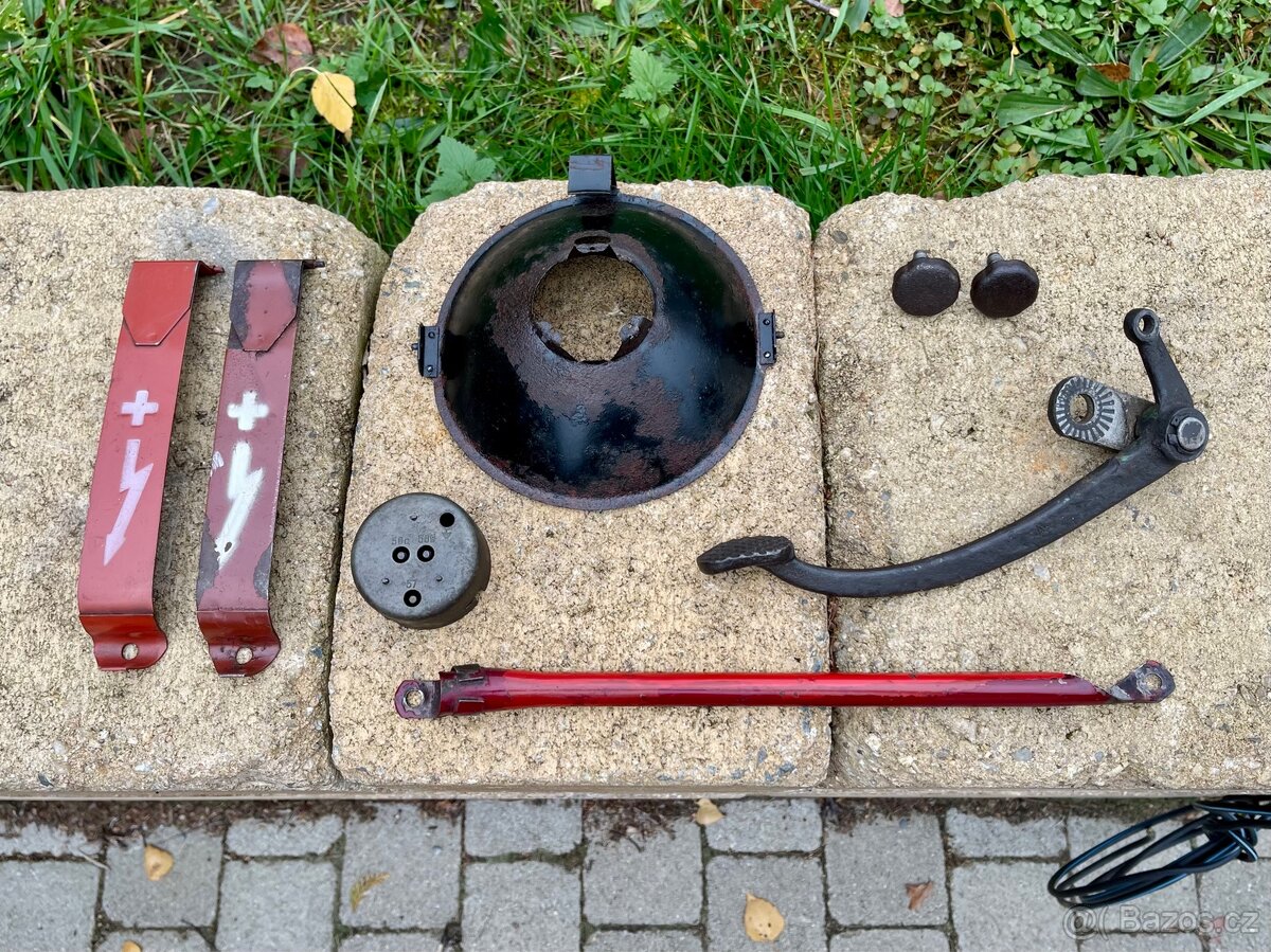 Jawa pérák, kývačka, Ogar - díly