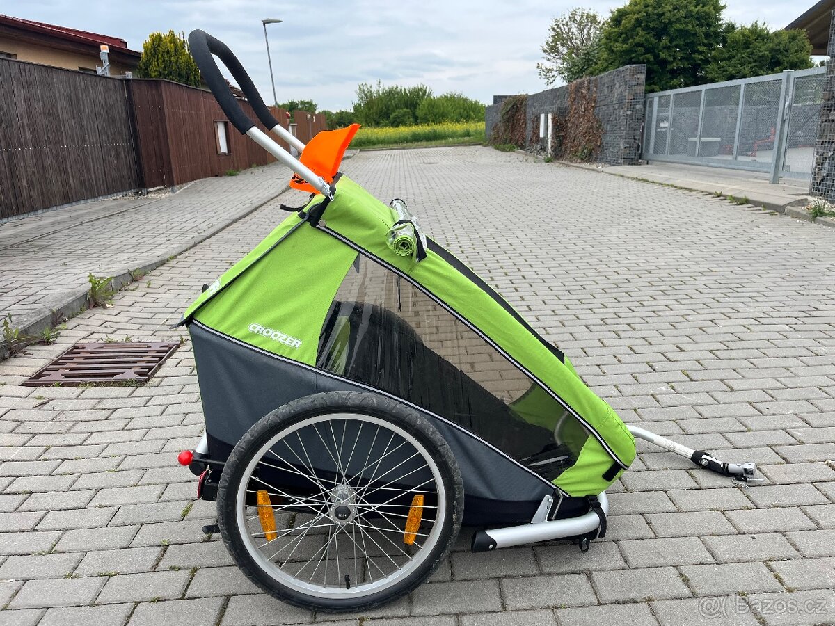 Cyklovozík Croozer pro 1 dítě (trojkombinace)