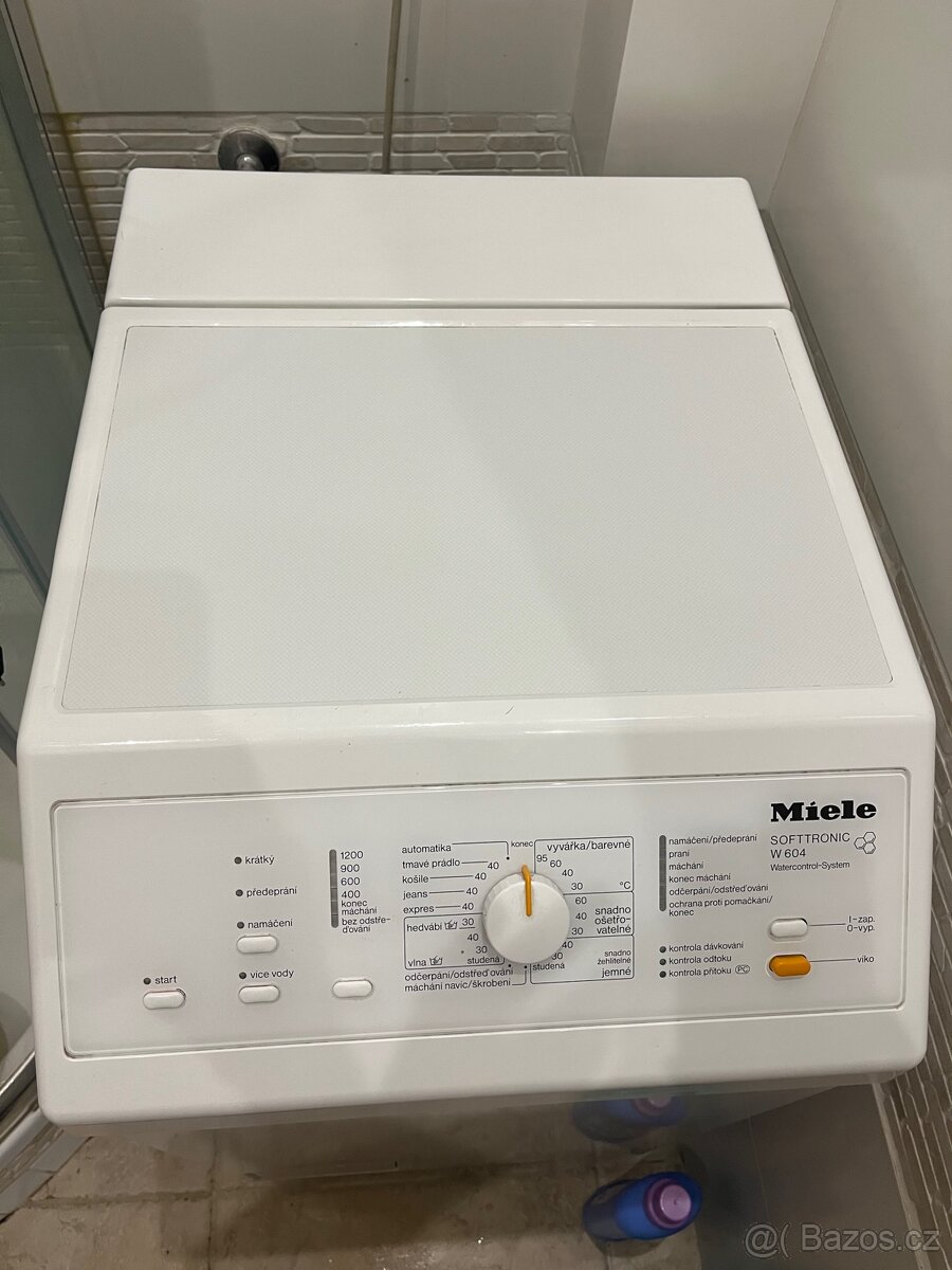 Pračka Miele s horním plněním