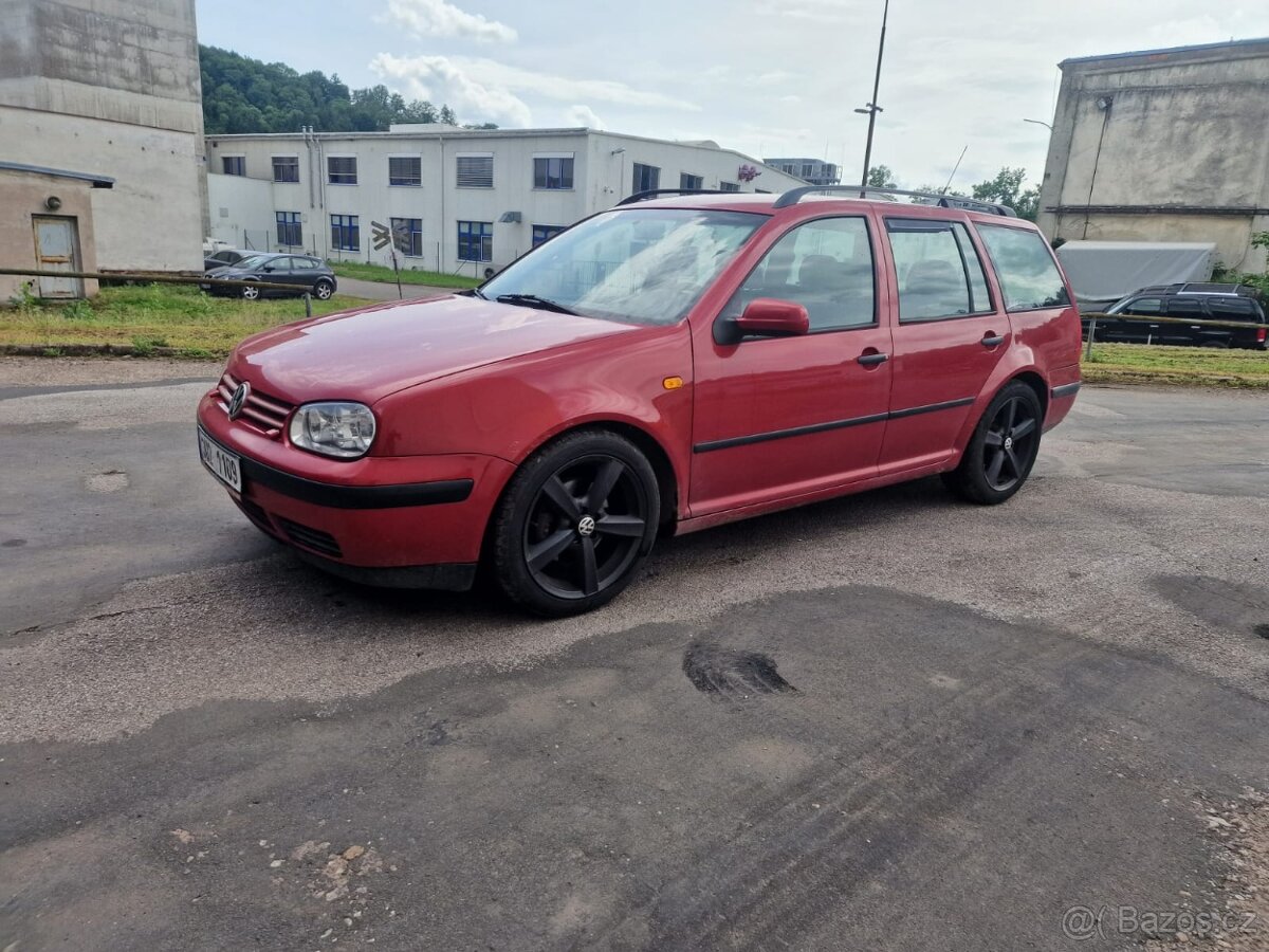 VW Golf 4 Variant, 1.9TDI 85kw benzín, r.v.2003 BEZ KOROZE