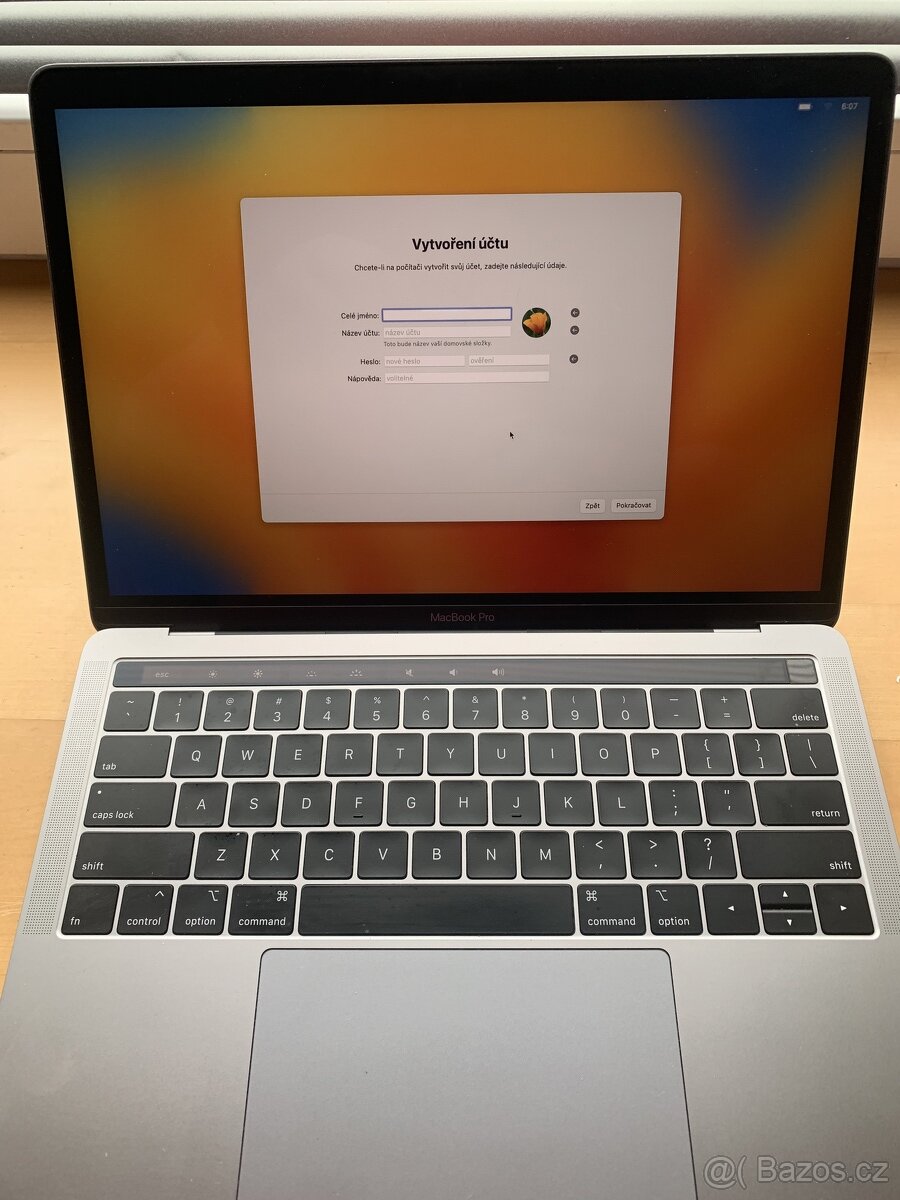 Apple MacBook Pro 13” (2019) i5-8GB-250GB TouchBar, 4xport