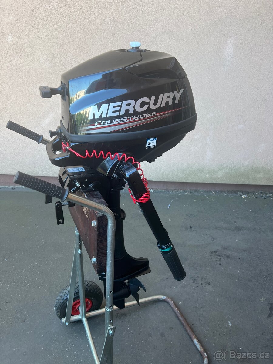 Zanovni motor Mercury 3.5hp 4t, kratka noha 40mth