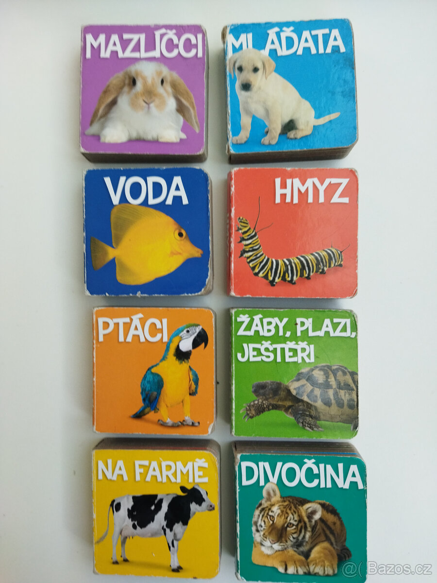 Leporelo zvířata 8 ks