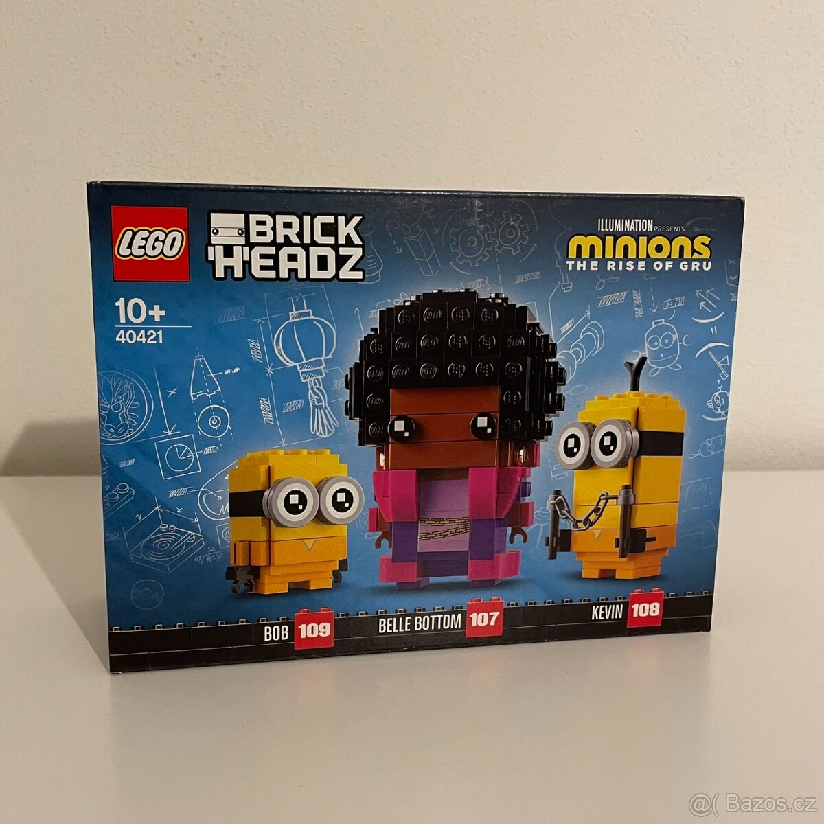 LEGO BrickHeadz 40421 Belle Bottom, Kevin a Bob
