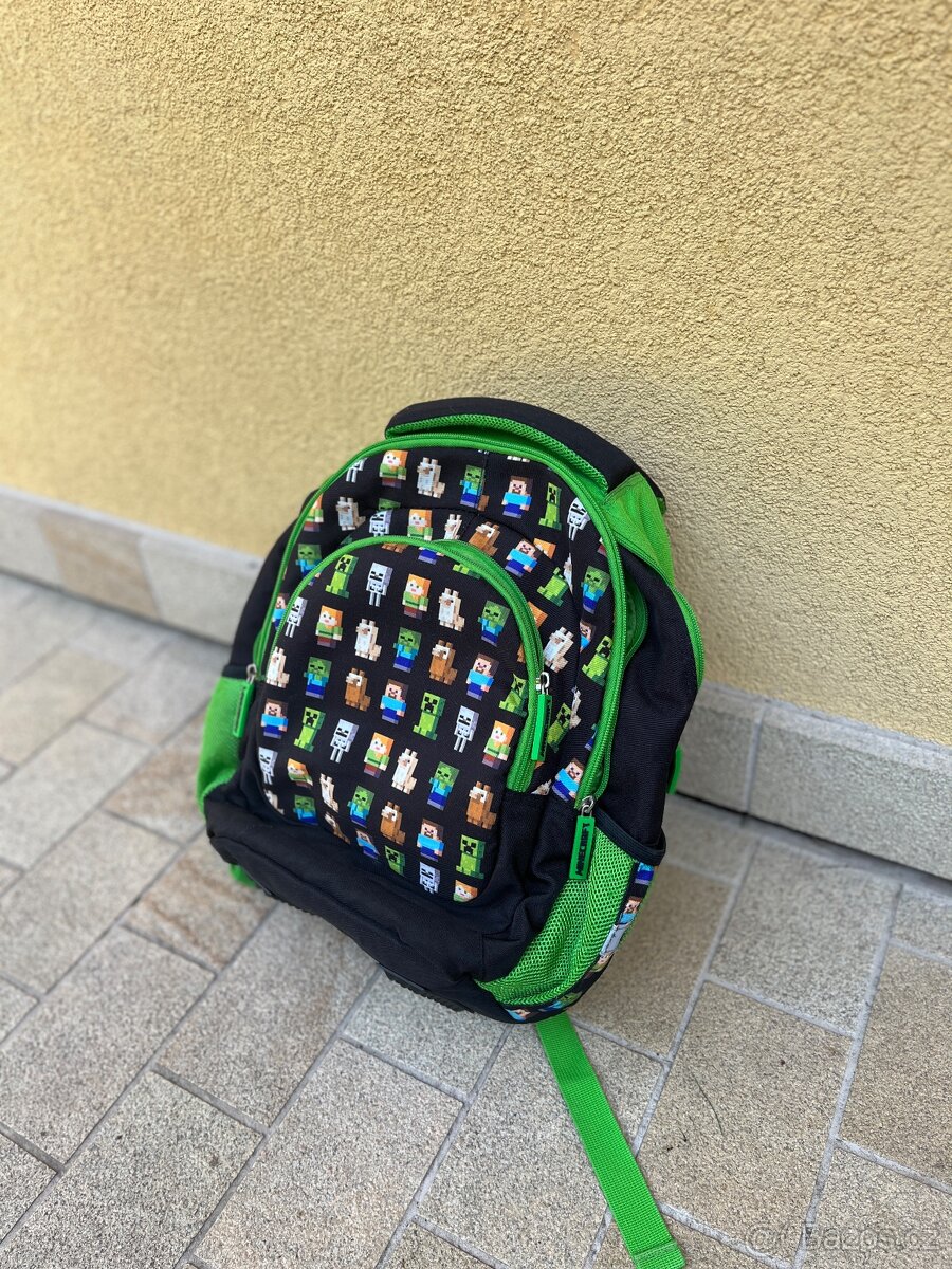 Školní batoh Minecraft pro 1.-3.třídu