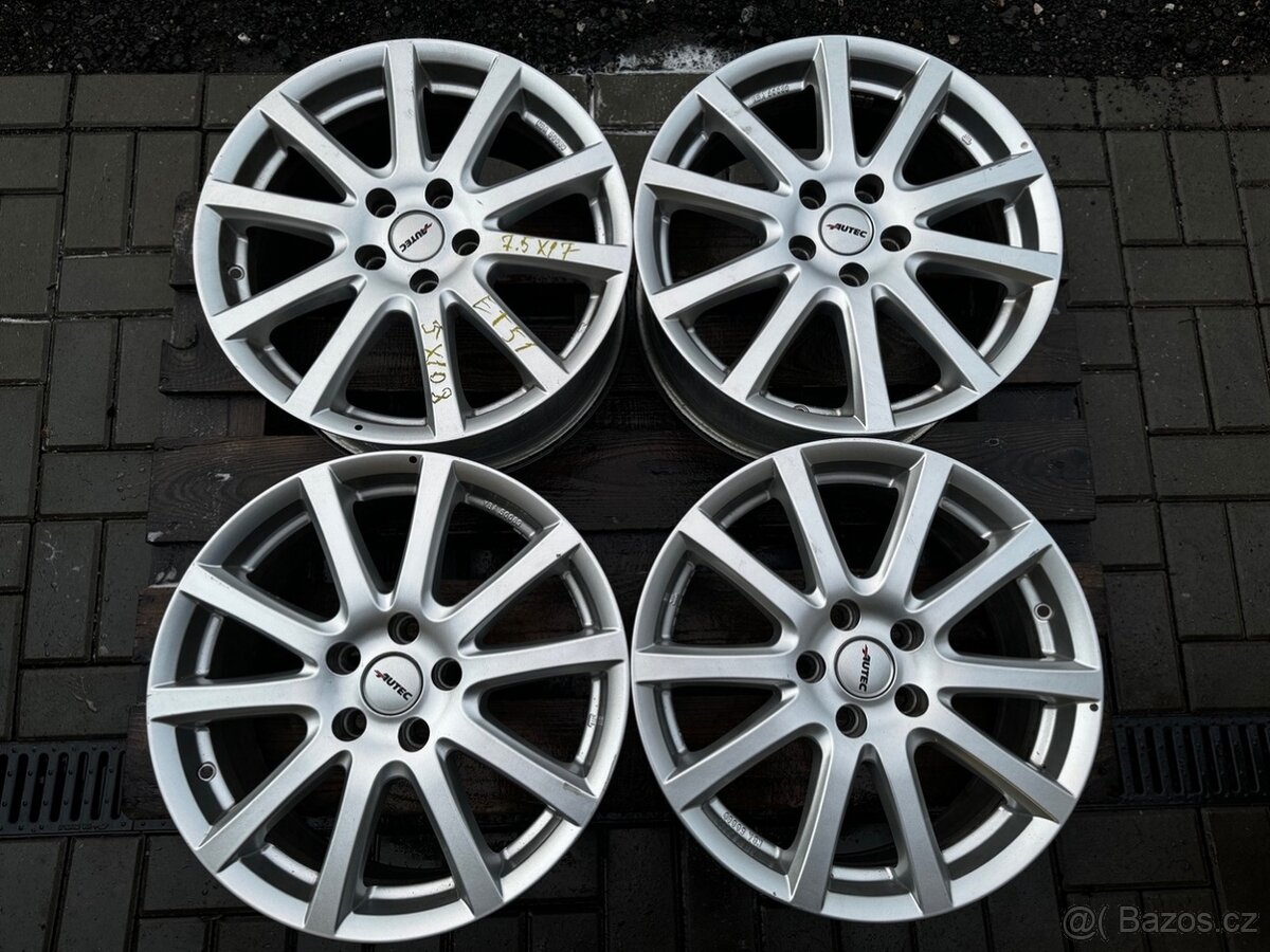 Alu kola, disky r17 5x108 Autec, Ford, Volvo