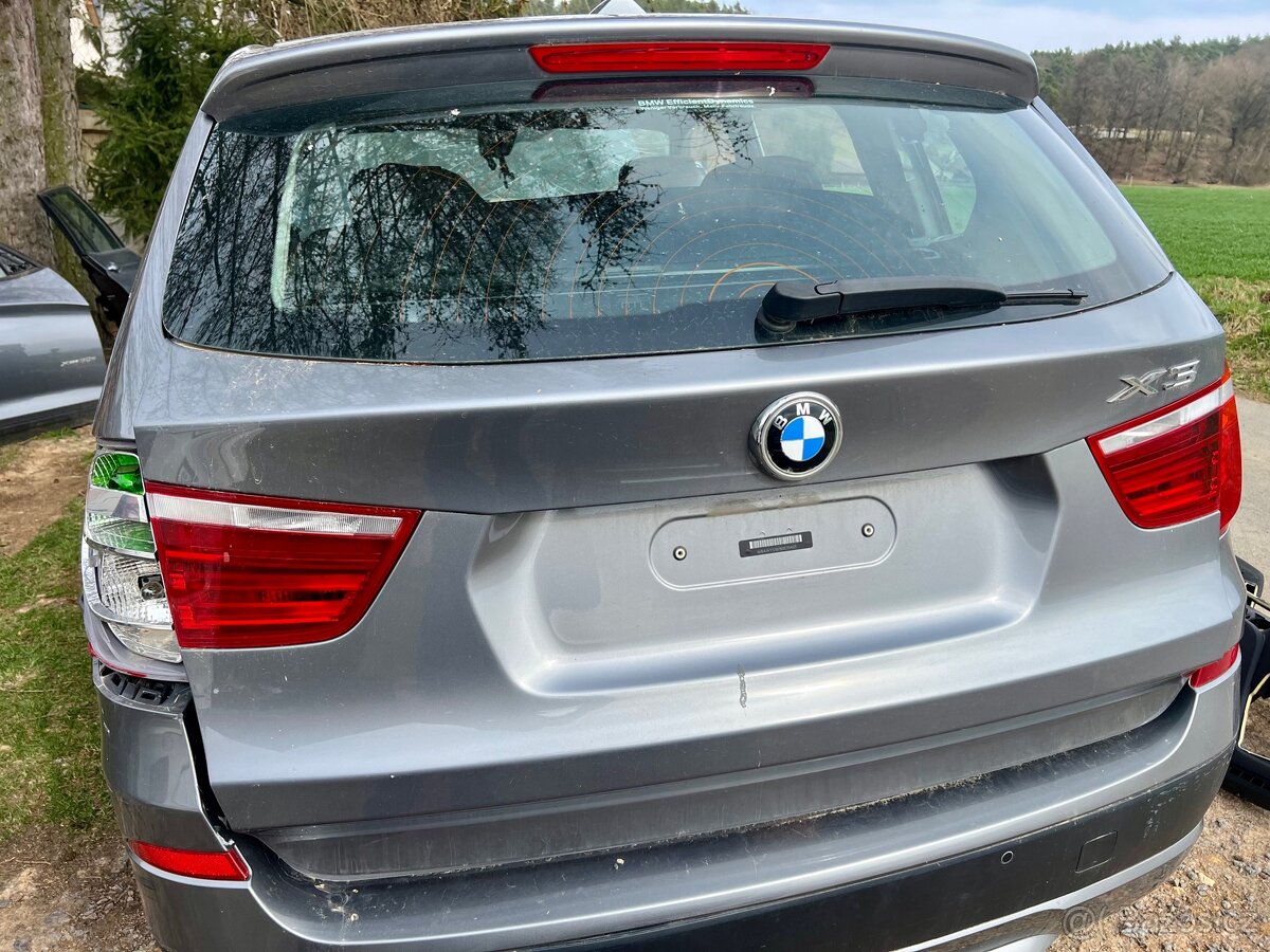 BMW X3 F25 kufrové dveře