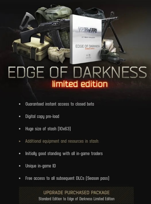 Escape From Tarkov Edge of Darkness edice