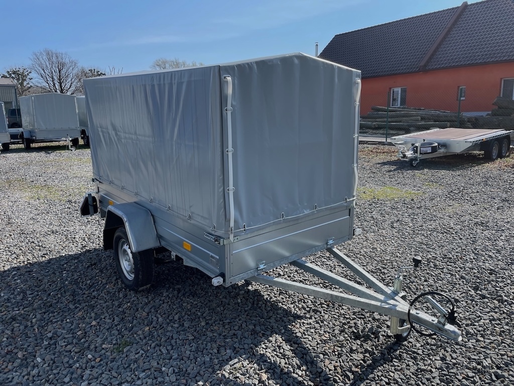 Přívěsný vozík 245x125cm, plachta, 750kg, 130km/h