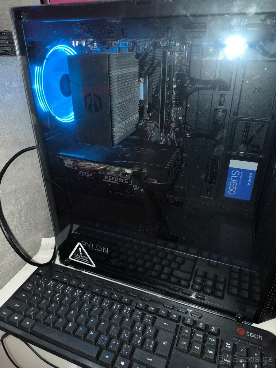 Prodám Herni PC Ryzen5 5500 a GTX 1660 SUPER OC 6GB Vram