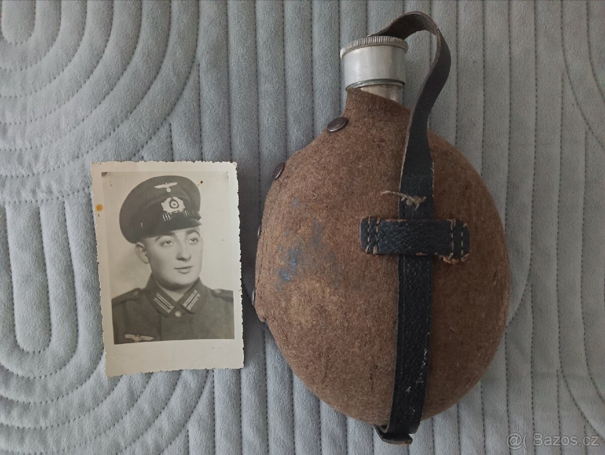 Wehrmacht - polní lahev 1941 + foto