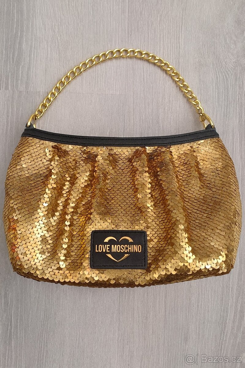 Zlatá Love Moschino originál kabelka