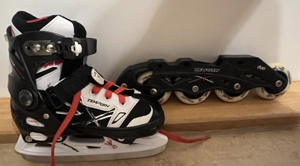 Brusle - kombinované na led i kolečkové