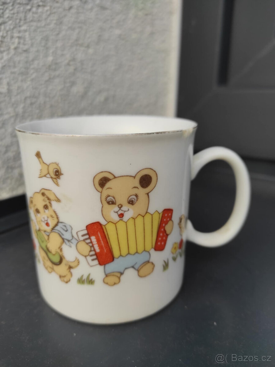 Retro dětský hrníček