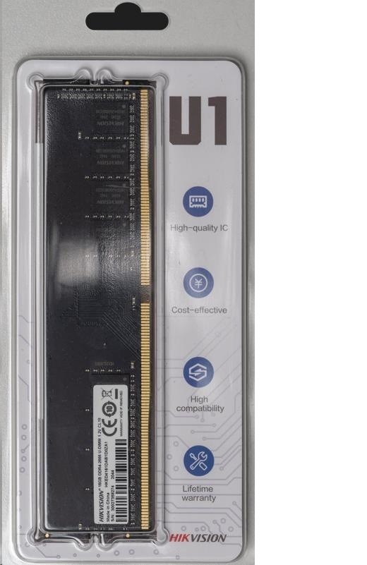 nová HIKVISION DIMM DDR4 16GB 2666MHz CL19