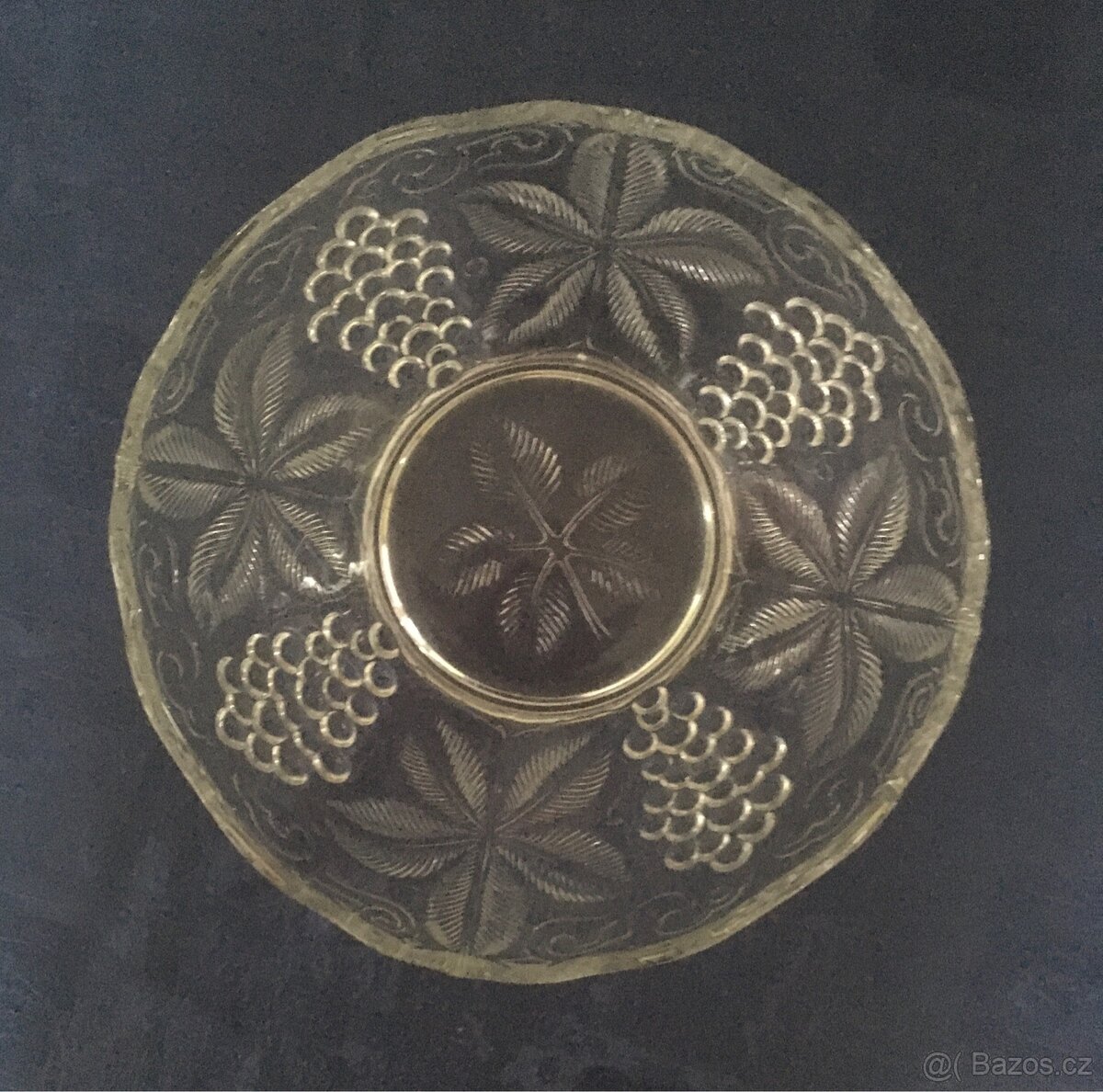 Retro skleněná mísa (aut. František Pečený)