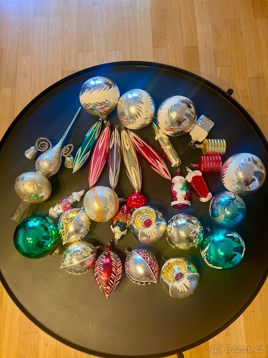Retro vánoční baňky