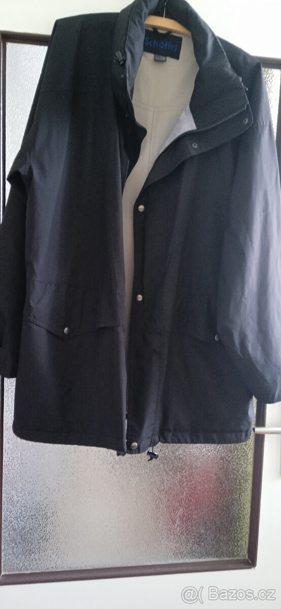 Pánská bunda/parka černá - vel. xl ( ale je větší)