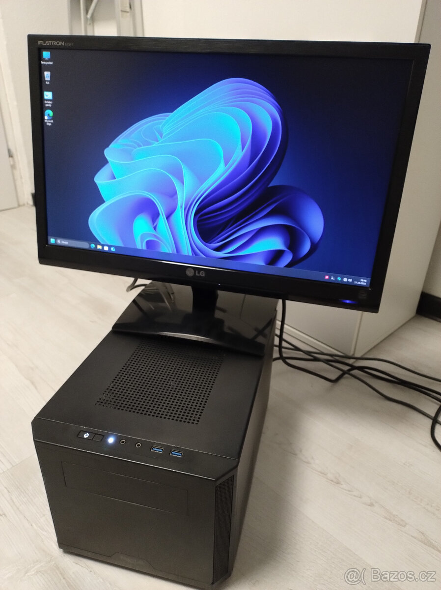 PC mini set Ryzen 3 2200G + ZDARMA Monitor LG